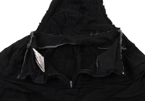 COMME des GARCONS Dyed Poly Pleated Apron Skirt K-170536_010