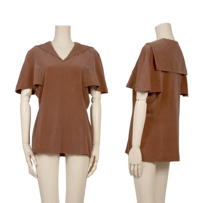 COMME des GARCONS Velvet Sailor Collar Blouse