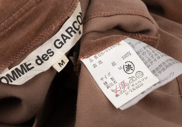 COMME des GARCONS Velvet Sailor Collar Blouse K-170537_018
