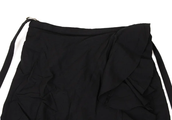 COMME des GARCONS Dyed Ruffled Poly Wrap Skirt K-170538_003