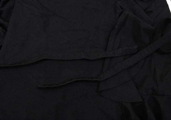 COMME des GARCONS Dyed Ruffled Poly Wrap Skirt K-170538_008