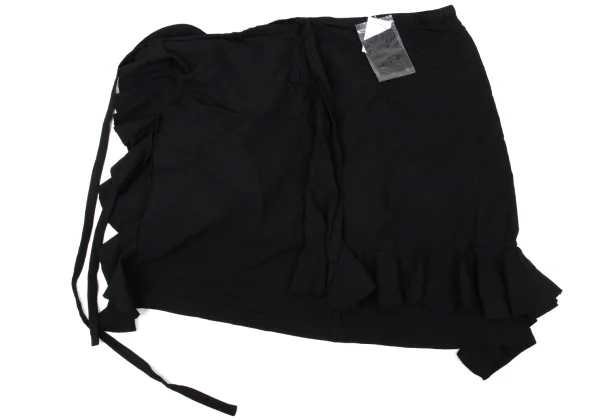 COMME des GARCONS Dyed Ruffled Poly Wrap Skirt K-170538_009
