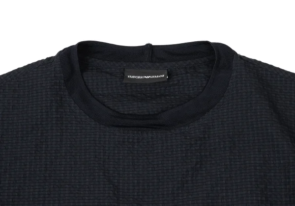 EMPORIO ARMANI Seersucker Check T Shirt & Shorts K-170542_003