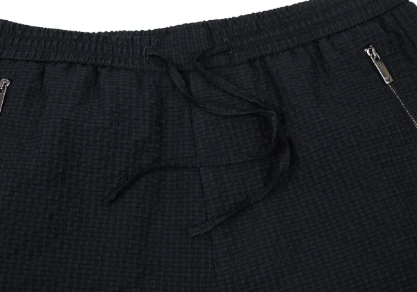 EMPORIO ARMANI Seersucker Check T Shirt & Shorts K-170542_010