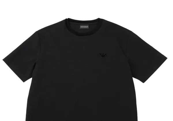 EMPORIO ARMANI Poly Eagle Patch Seersucker T Shirt K-170543_002