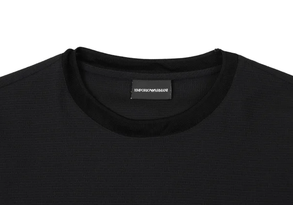 EMPORIO ARMANI Poly Eagle Patch Seersucker T Shirt & Shorts K-170545_004
