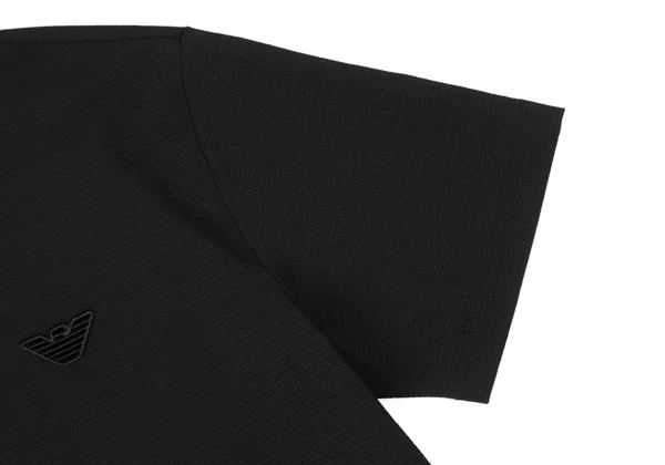 EMPORIO ARMANI Poly Eagle Patch Seersucker T Shirt & Shorts K-170545_006