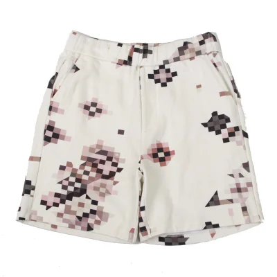EMPORIO ARMANI Cotton Mosaic Print Shorts
