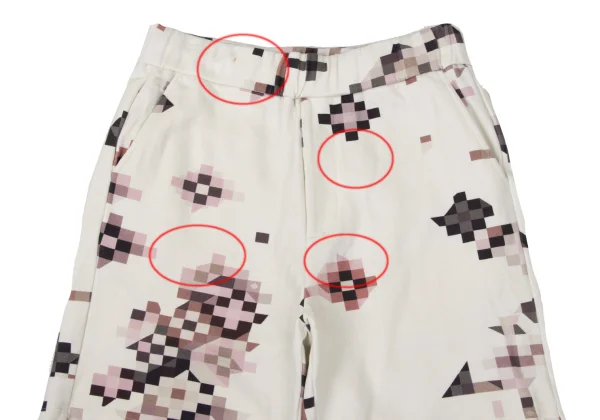 EMPORIO ARMANI Cotton Mosaic Print Shorts K-170547_002