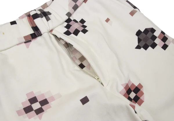 EMPORIO ARMANI Cotton Mosaic Print Shorts K-170547_008