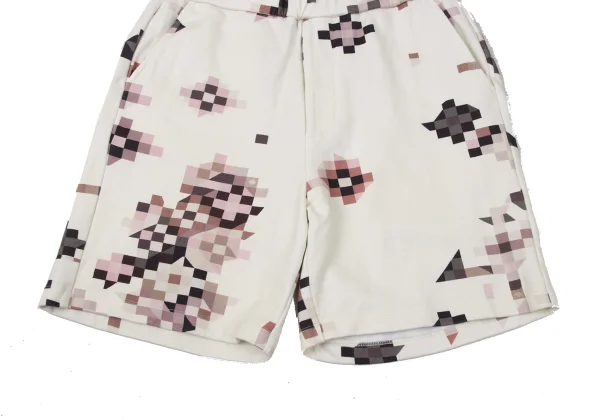 EMPORIO ARMANI Cotton Mosaic Print Shorts K-170547_012