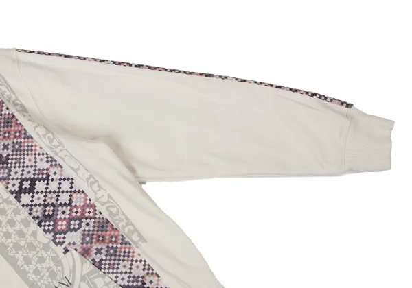 EMPORIO ARMANI Cotton Mosaic Print Hoodie & Shorts K-170548_004