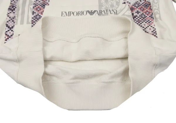 EMPORIO ARMANI Cotton Mosaic Print Hoodie & Shorts K-170548_009