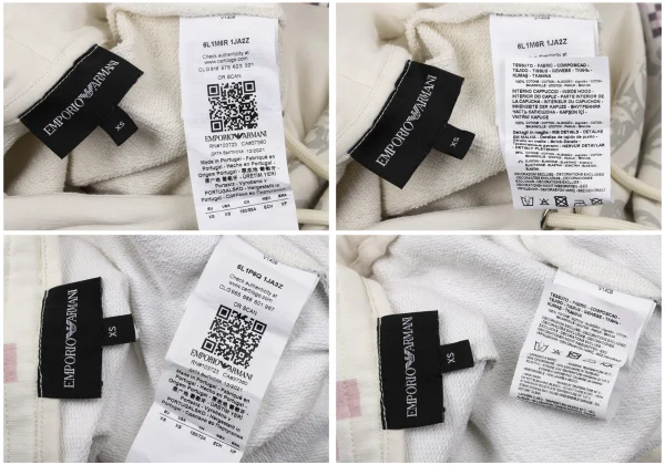 EMPORIO ARMANI Cotton Mosaic Print Hoodie & Shorts K-170548_020