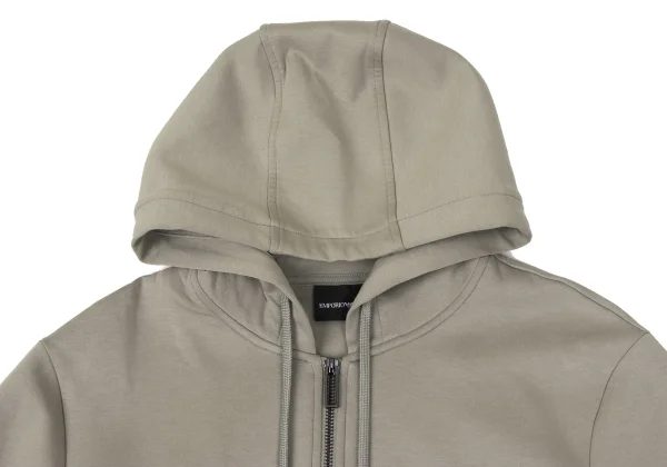 EMPORIO ARMANI Logo Embroidered Double-zip Hoodie K-170549_003