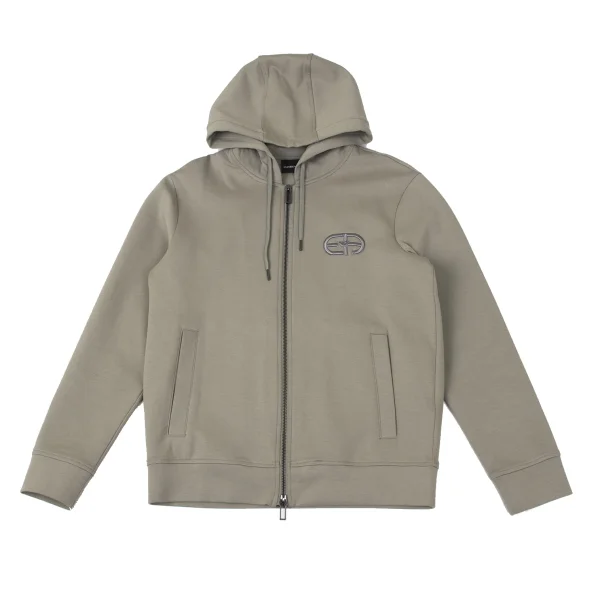 EMPORIO ARMANI Cotton Poly Logo Embroidery Hoodie & Pants K-170551_002