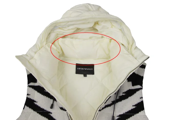 EMPORIO ARMANI Knit Paste Quilted Down Vest K-170552_004