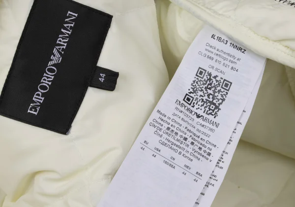 EMPORIO ARMANI Knit Paste Quilted Down Vest K-170552_019