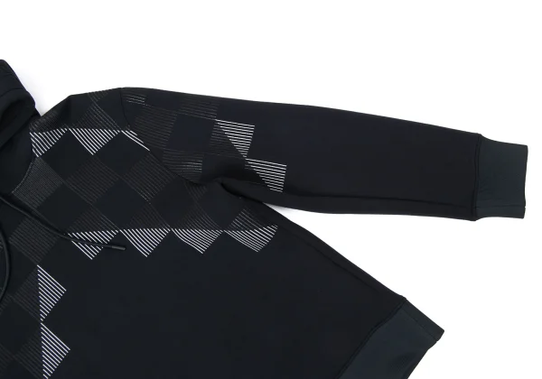 EMPORIO ARMANI Line Printed Checker Hoodie K-170553_005