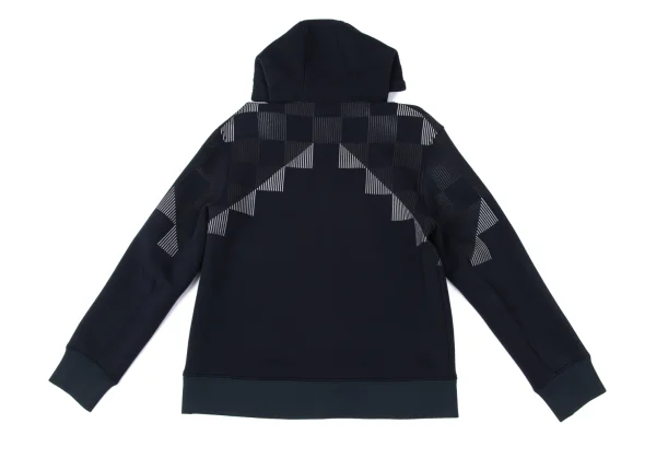 EMPORIO ARMANI Line Printed Checker Hoodie K-170553_011