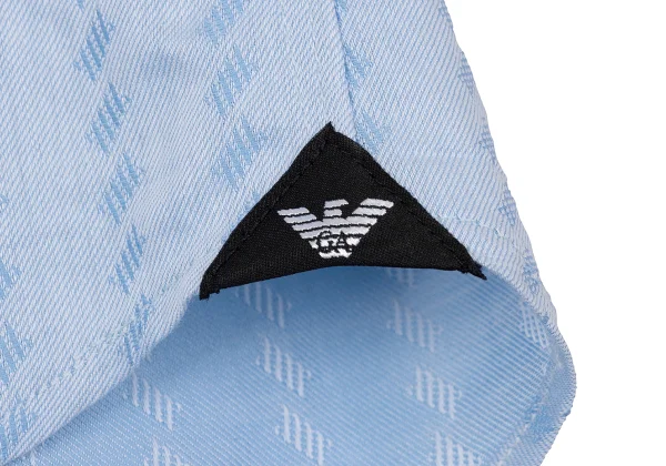 EMPORIO ARMANI Pattern Jacquard Cotton Band Collar Shirt K-170556_007