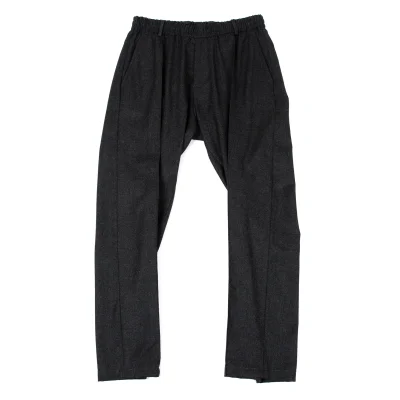 EMPORIO ARMANI Cashmere Blended Wool Tuck Pants