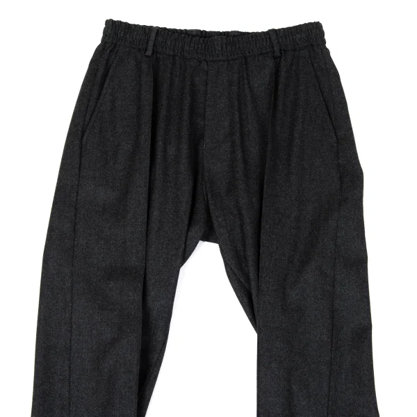 EMPORIO ARMANI Cashmere Blended Wool Tuck Pants K-170558_002