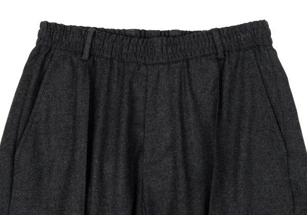 EMPORIO ARMANI Cashmere Blended Wool Tuck Pants K-170558_003