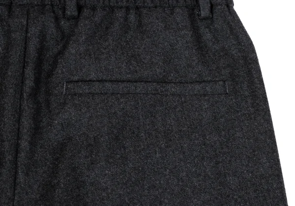 EMPORIO ARMANI Cashmere Blended Wool Tuck Pants K-170558_010