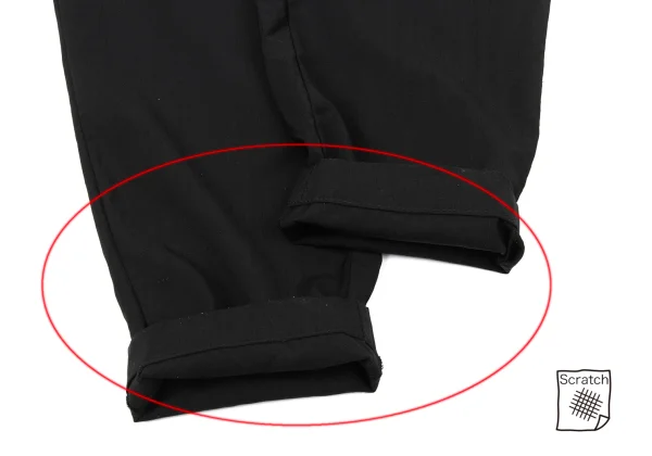 EMPORIO ARMANI Wool Elastic Waist Tapered Pants K-170559_008