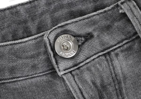 EMPORIO ARMANI Eagle Decorative Washed Skinny Jeans K-170560_003