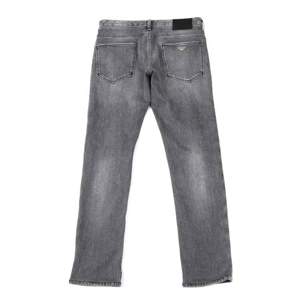 EMPORIO ARMANI Eagle Decorative Washed Skinny Jeans K-170560_008