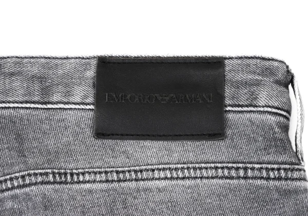 EMPORIO ARMANI Eagle Decorative Washed Skinny Jeans K-170560_009