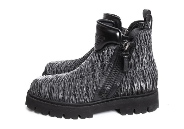 EMPORIO ARMANI 3D Velour Boots K-170563_003