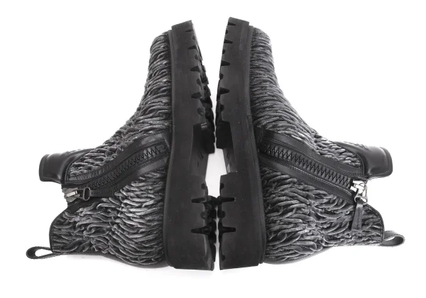 EMPORIO ARMANI 3D Velour Boots K-170563_009