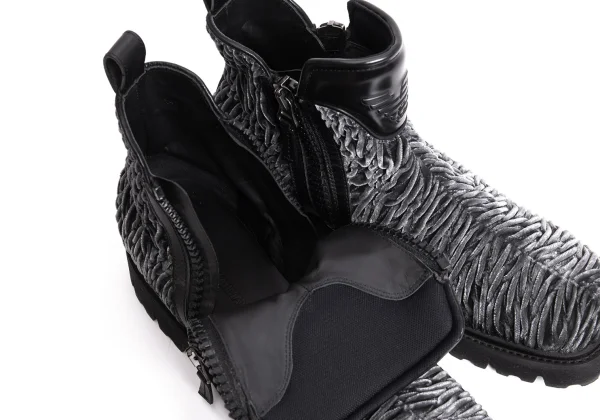 EMPORIO ARMANI 3D Velour Boots K-170563_013