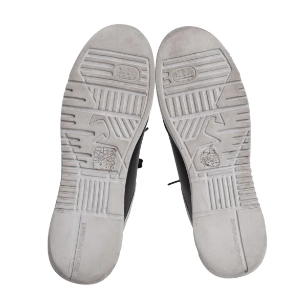 EMPORIO ARMANI Logo Printed Leather Sneakers K-170564_015
