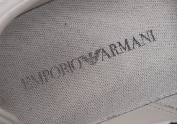 EMPORIO ARMANI Logo Printed Leather Sneakers K-170564_017