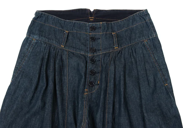 zucca High Waist Denim Dropped Crotch Pants K-170574_002