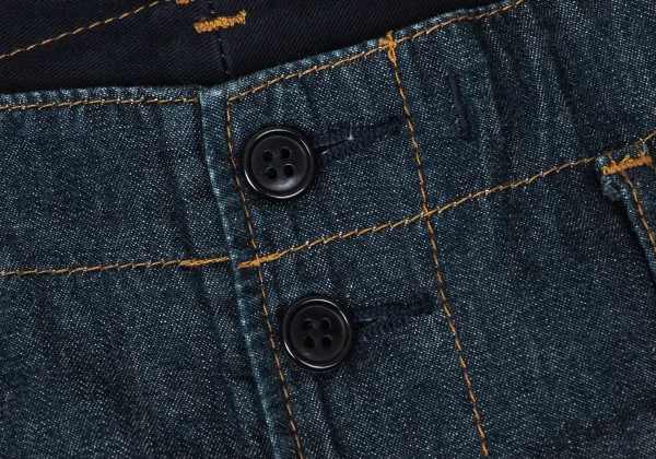 zucca High Waist Denim Dropped Crotch Pants K-170574_003