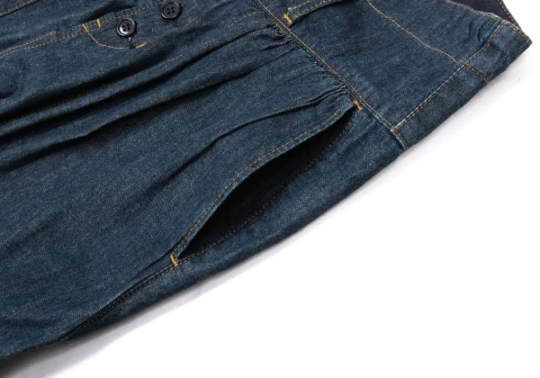 zucca High Waist Denim Dropped Crotch Pants K-170574_004