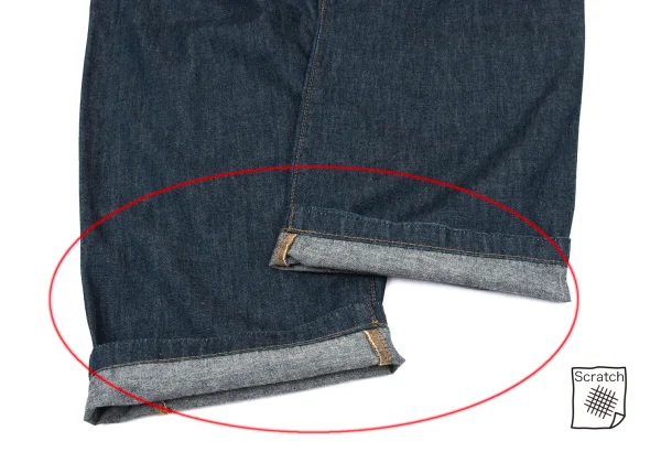 zucca High Waist Denim Dropped Crotch Pants K-170574_008