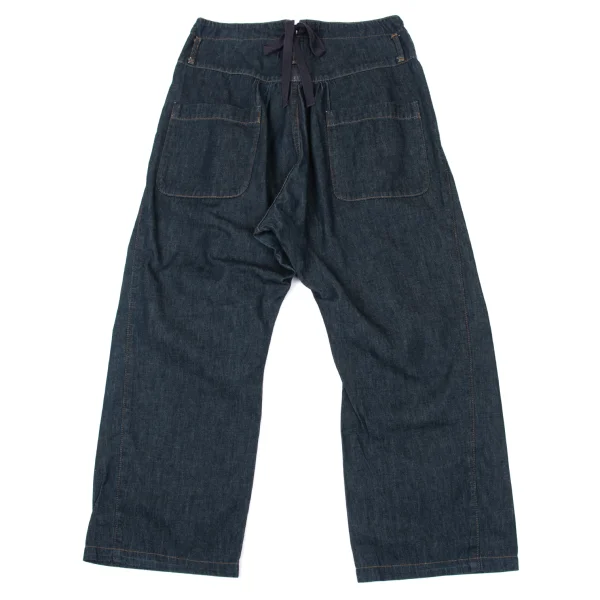 zucca High Waist Denim Dropped Crotch Pants K-170574_009