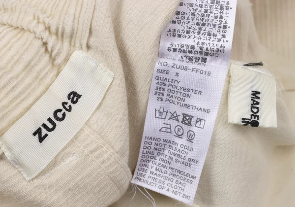 zucca Washed Wide-wale Corduroy Cropped Pants K-170577_011