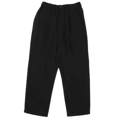 CABANE de ZUCCA Cotton Blend Tuck Tapered Pants
