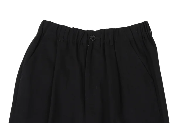 CABANE de ZUCCA Cotton Blend Tuck Tapered Pants K-170578_002