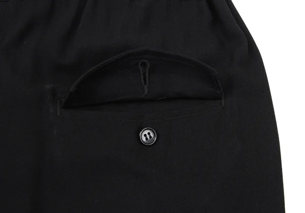 CABANE de ZUCCA Cotton Blend Tuck Tapered Pants K-170578_010