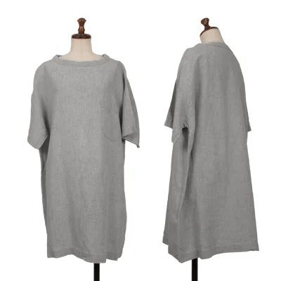TOUJOURS Linen Tunic Dress