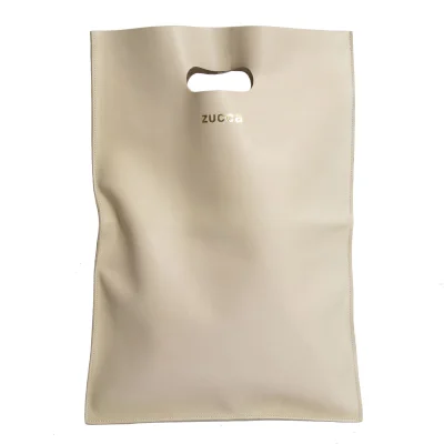 zucca Logo Printed Leather Bag 