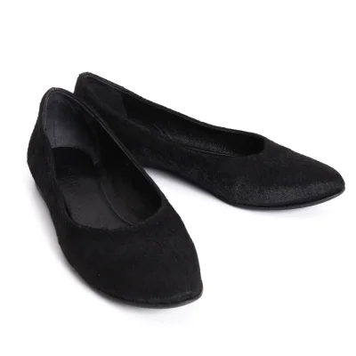 zucca Unborn Calf Flat Pumps
